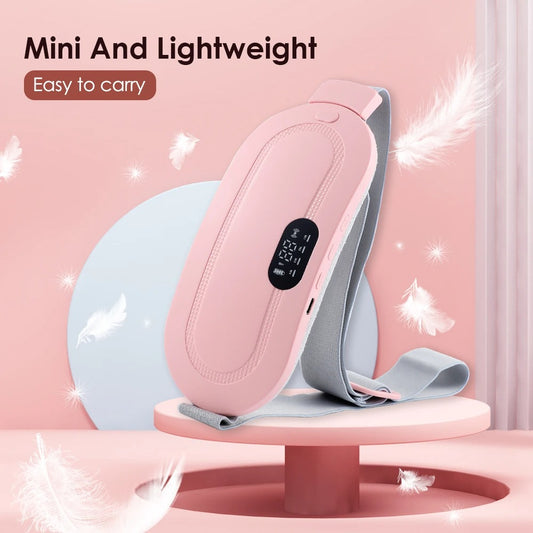 Electric Period Cramp Massager Heating Belt — USB Rechargeable Menstrual Pain Relief for Women
