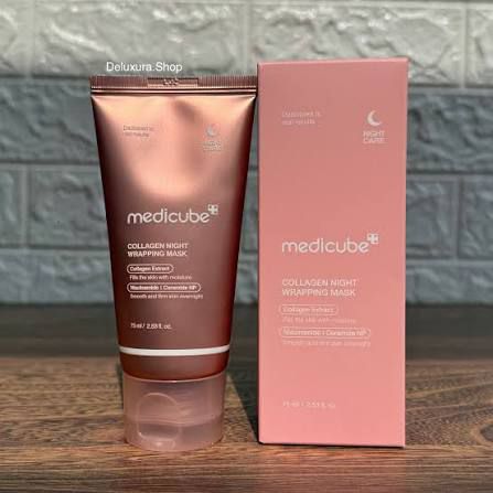 Medicube Collagen Night Wrapping Mask 75ml — Overnight Elasticity & Peel-Off Mask