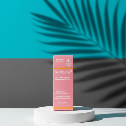 Medicube Collagen Night Wrapping Mask 75ml — Overnight Elasticity & Peel-Off Mask