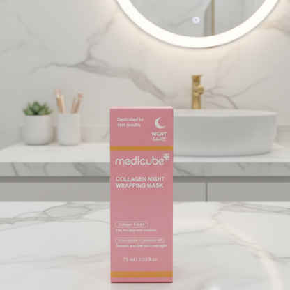 Medicube Collagen Night Wrapping Mask 75ml — Overnight Elasticity & Peel-Off Mask