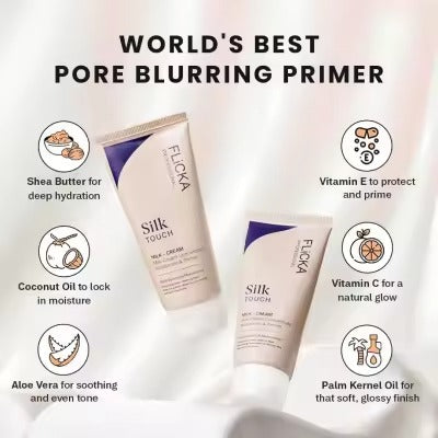 FLiCKA Silk Touch 3-in-1 Moisturizer, Primer & Pore Minimizer 120ml