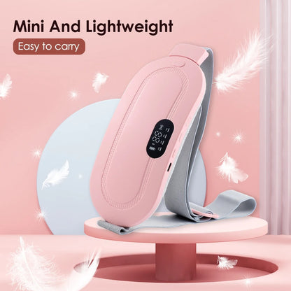 Electric Period Cramp Massager Heating Belt — USB Rechargeable Menstrual Pain Relief for Women